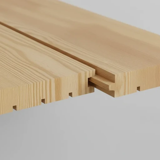 Доска пола лиственница 45*180*5000, сорт Э (0,9м2)